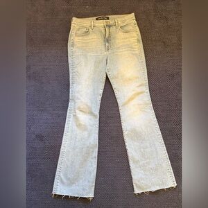 Veronica Beard Cameron High Rise Bootcut Light Wash Jeans
